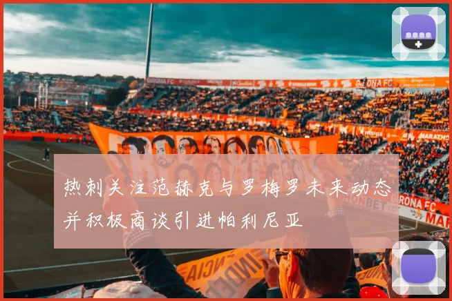 热刺关注范赫克与罗梅罗未来动态并积极商谈引进帕利尼亚